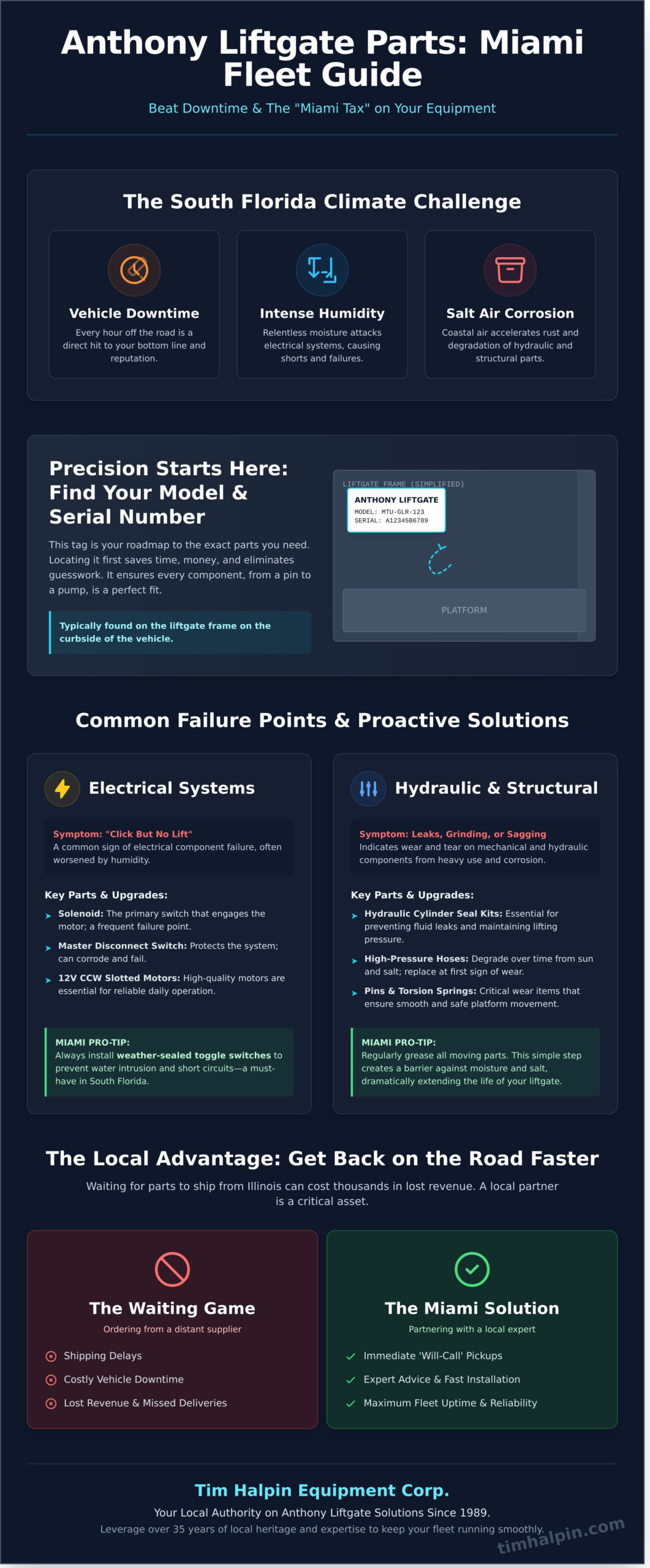 Anthony Liftgate Parts in Miami: The Local Fleet Manager’s 2026 Guide - Infographic