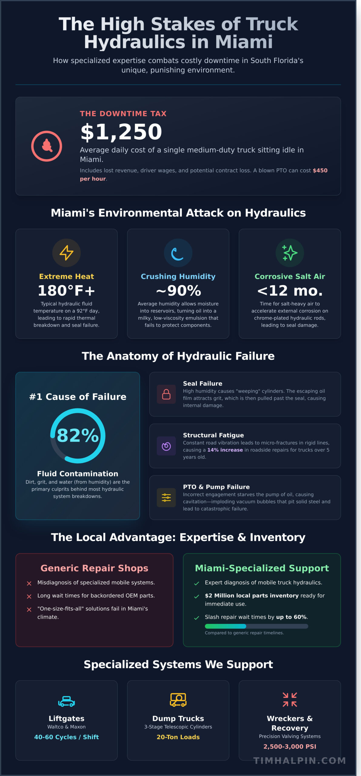 Expert Truck Hydraulics in Miami: Keeping South Florida Fleets Moving