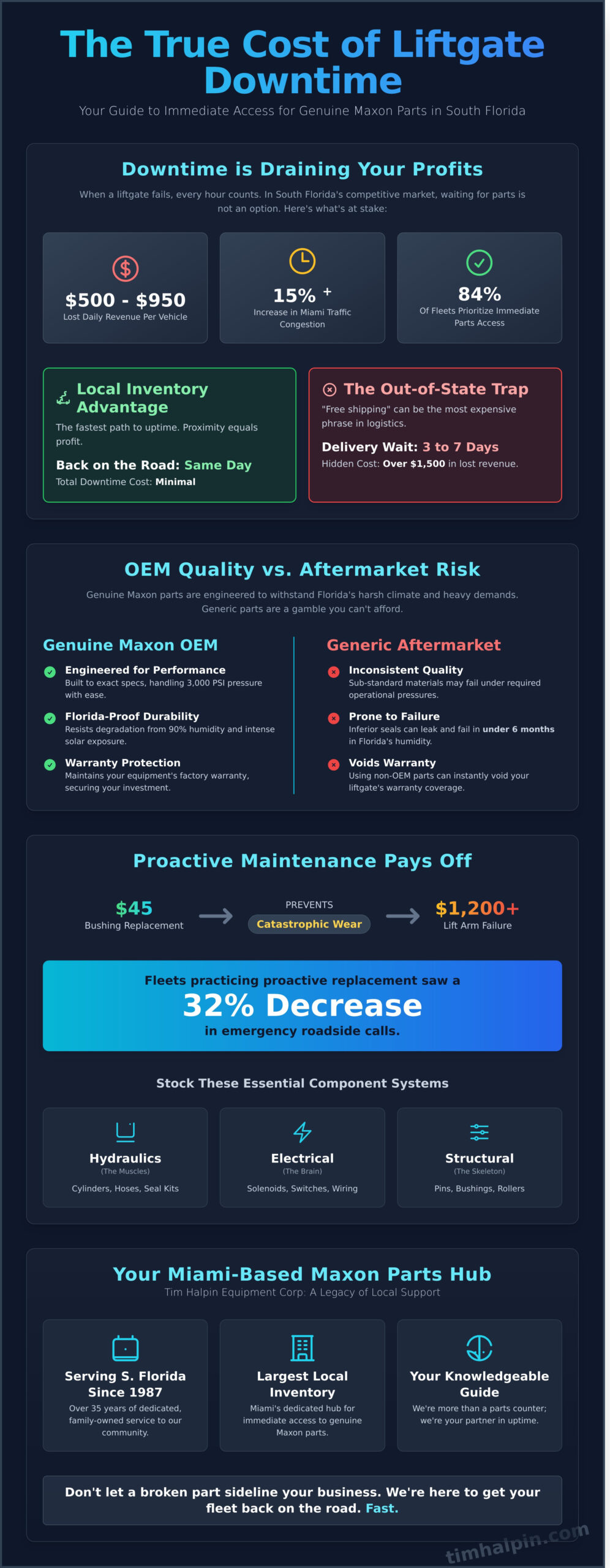 Maxon Liftgate Parts Florida: Your Miami Source for OEM Components