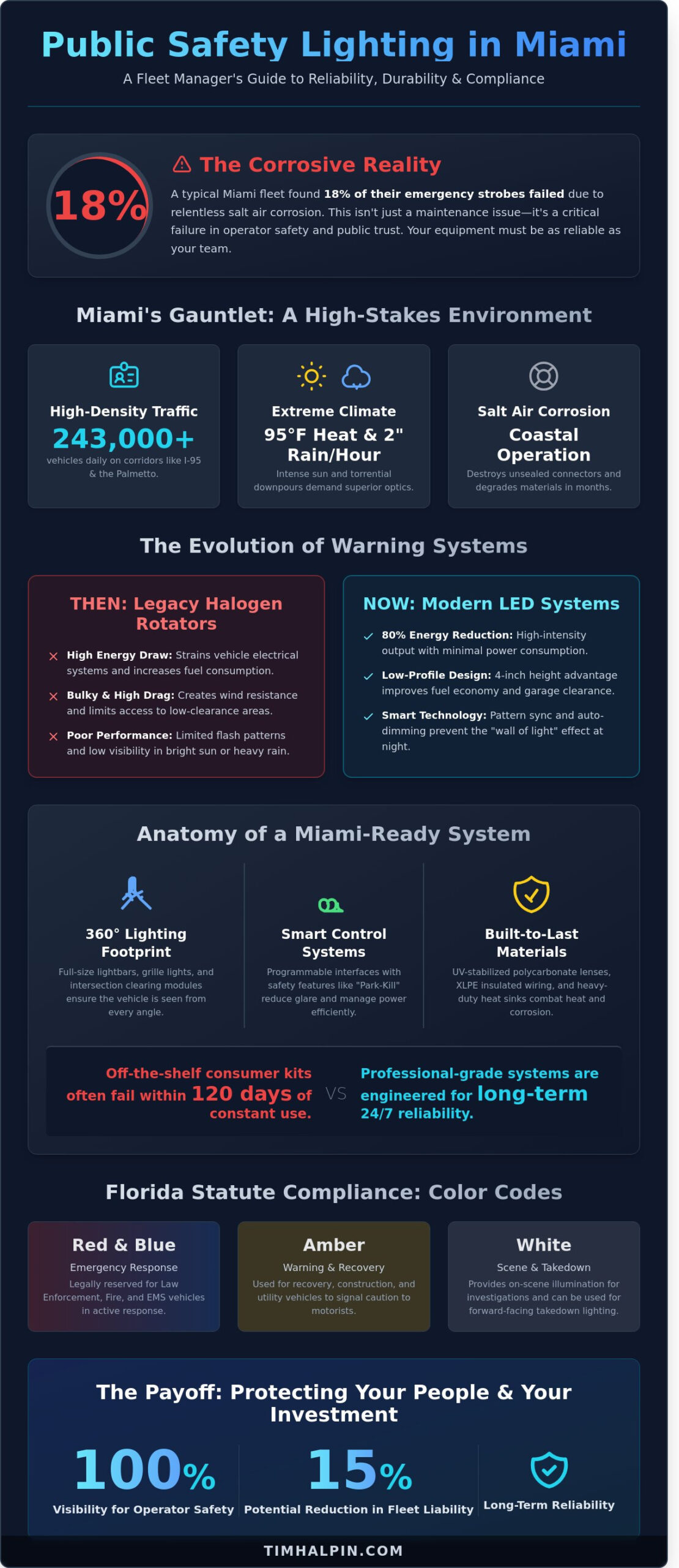 Public Safety Lighting in Miami: The Ultimate Guide to Fleet Visibility & Safety (2026)