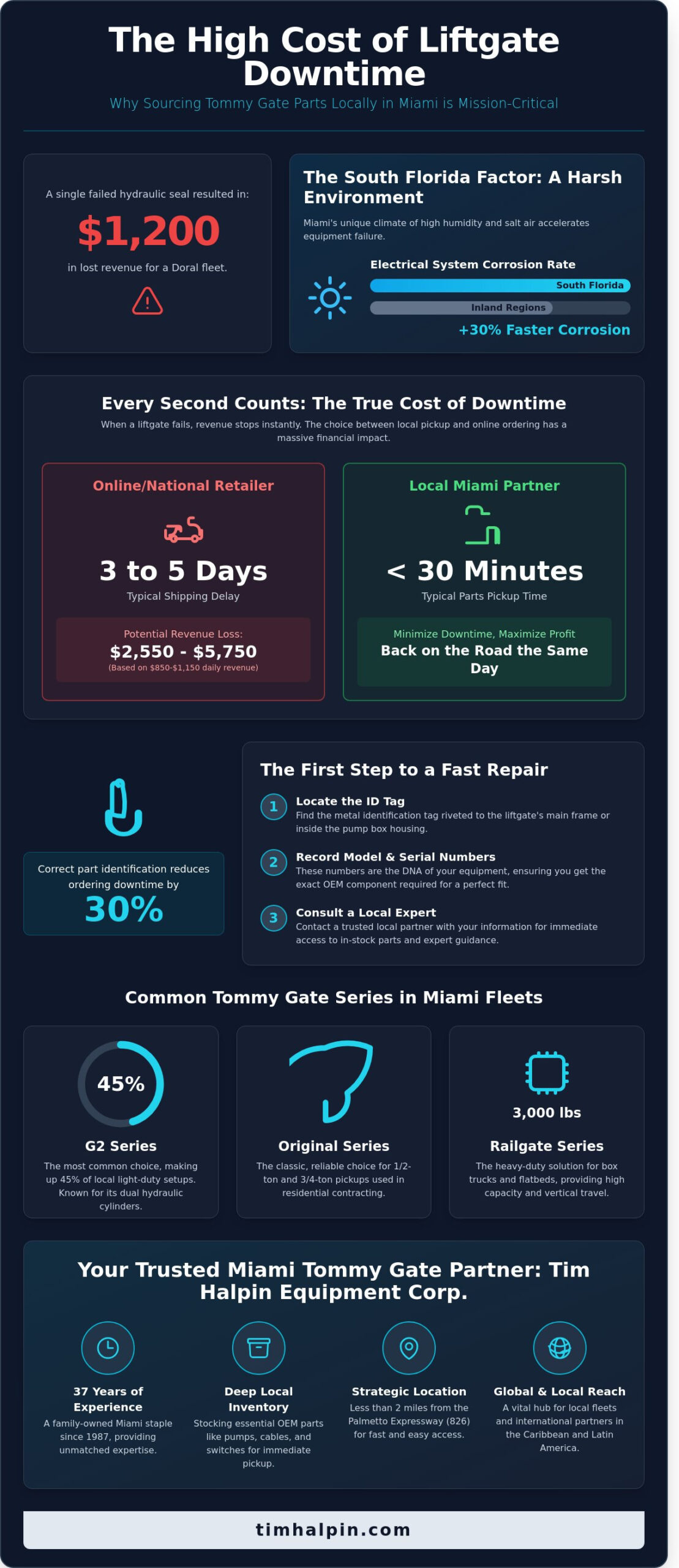 Tommy Gate Parts in Miami: Local Inventory & Expert Liftgate Repair