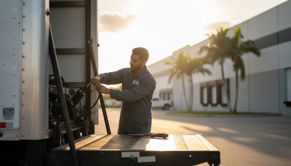 Box Truck Liftgate Repair in Miami: Minimizing Downtime for South Florida Fleets
