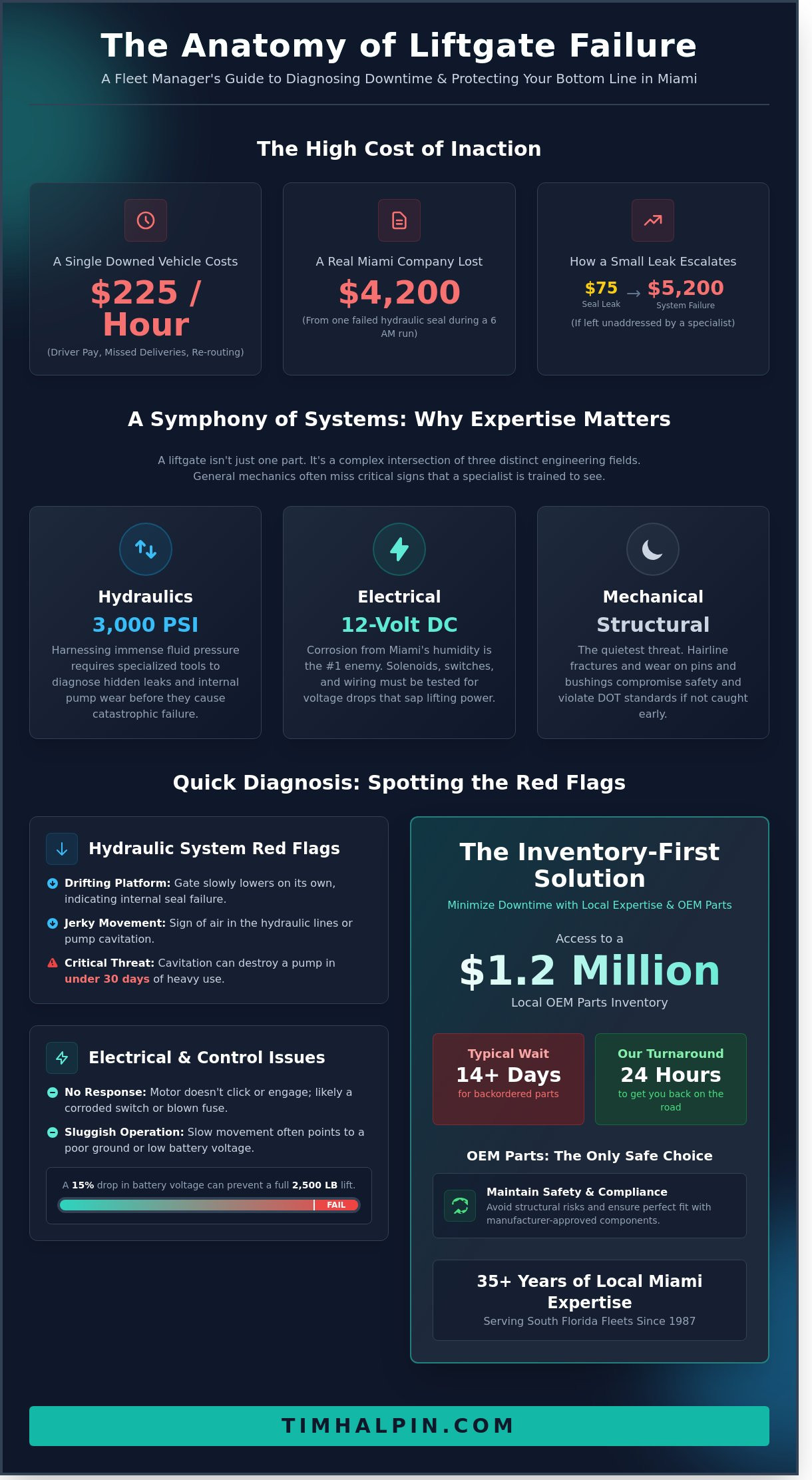 Liftgate Repair in Miami: Professional Service to Minimize Fleet Downtime (2026)