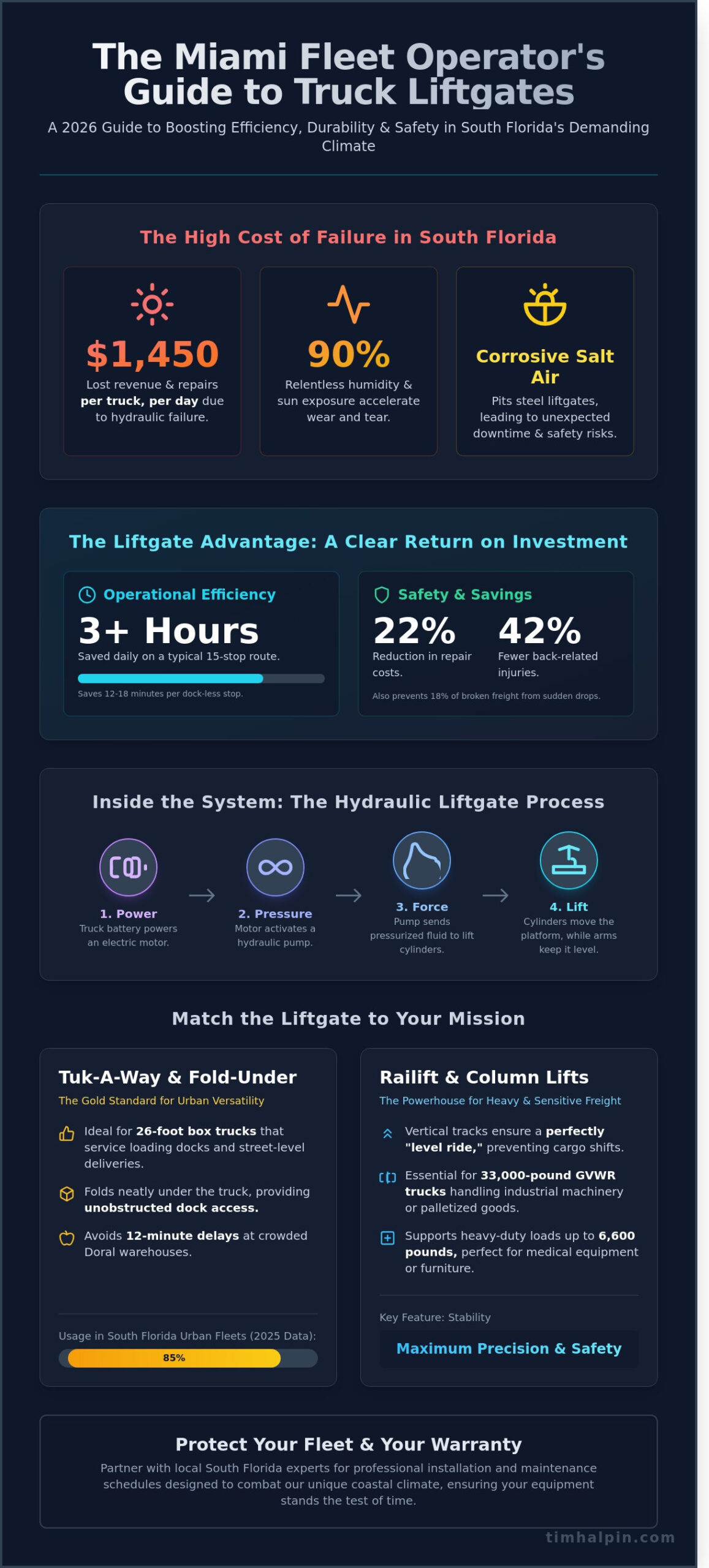 Truck Liftgates in Miami: The Ultimate Fleet Manager’s Guide for 2026