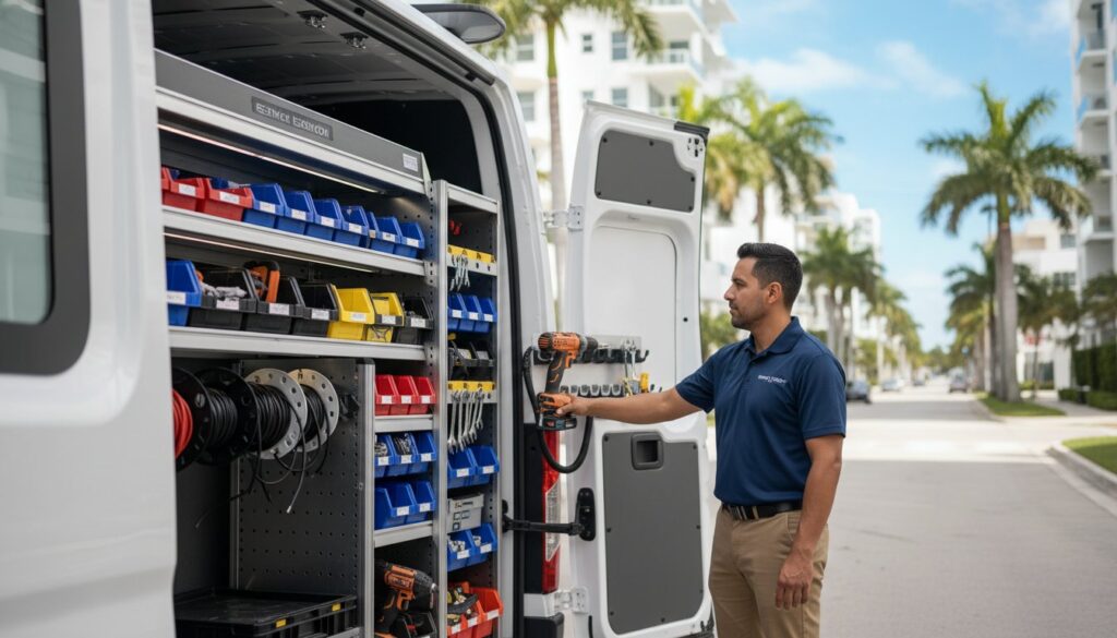 Work Van Shelving Miami: 2026 Guide to Custom Fleet Storage Examples