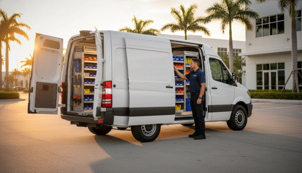 Commercial Van Shelving Installation in Miami: The 2026 Fleet Efficiency Guide
