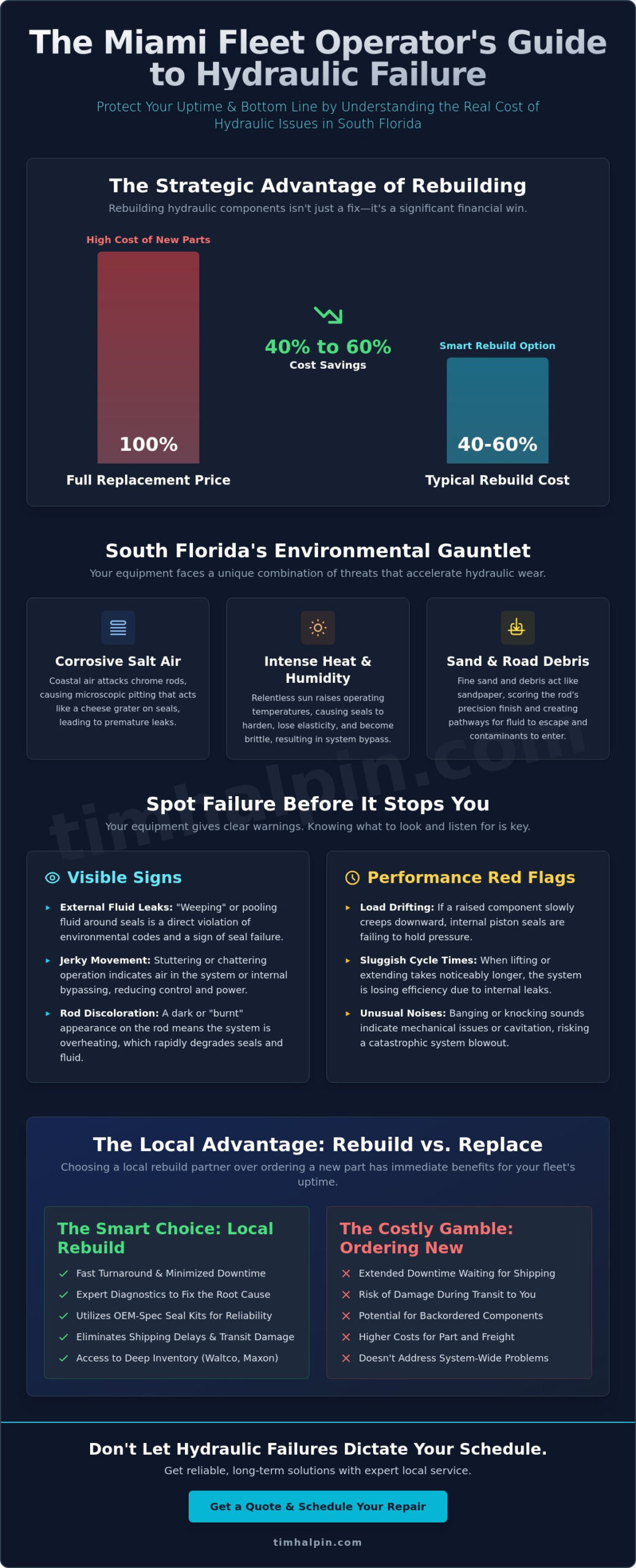 Expert Hydraulic Cylinder Repair Near Me: South Florida’s Fleet Solutions