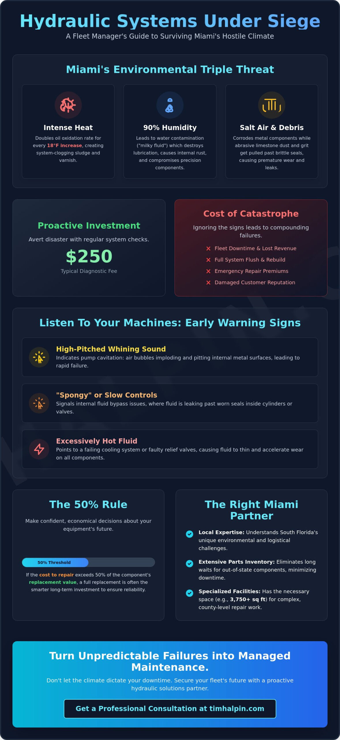 Hydraulic Repair in Miami: The Fleet Manager’s Guide to System Longevity (2026)