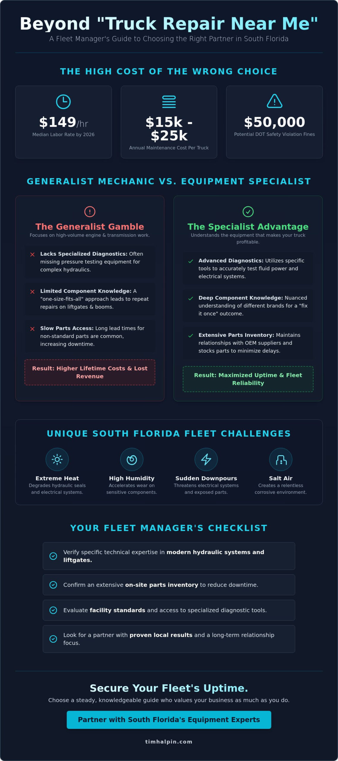 Truck Repair Near Me: The South Florida Guide to Commercial Fleet Maintenance