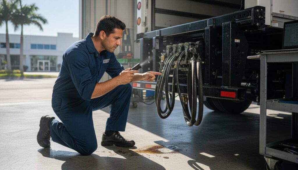 Truck Hydraulic Repair Signs: Protecting Your South Florida Fleet from Costly Downtime