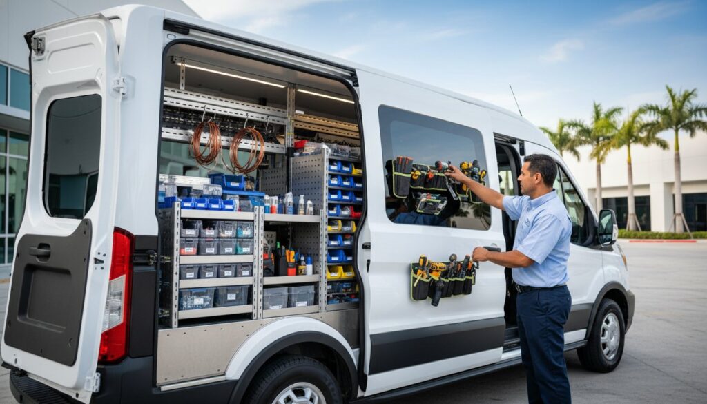The Best Van Setup for Electricians in Miami: 2026 Fleet Optimization Guide