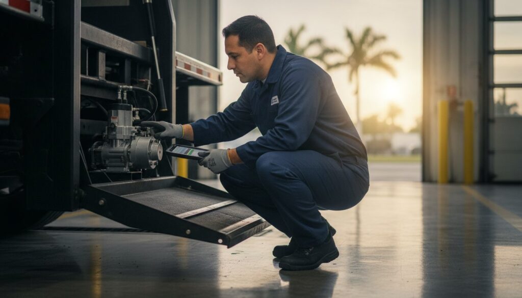 Liftgate Pump Replacement in South Florida: The Fleet Manager’s Guide to Hydraulic Reliability
