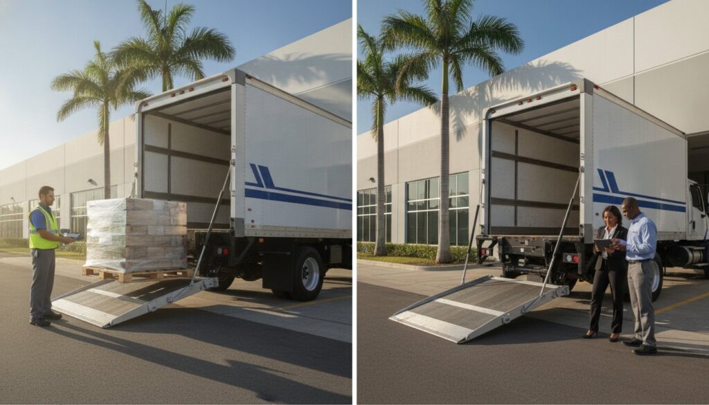 Railgate vs. Tuckunder Liftgate: The 2026 Fleet Manager’s Comparison Guide