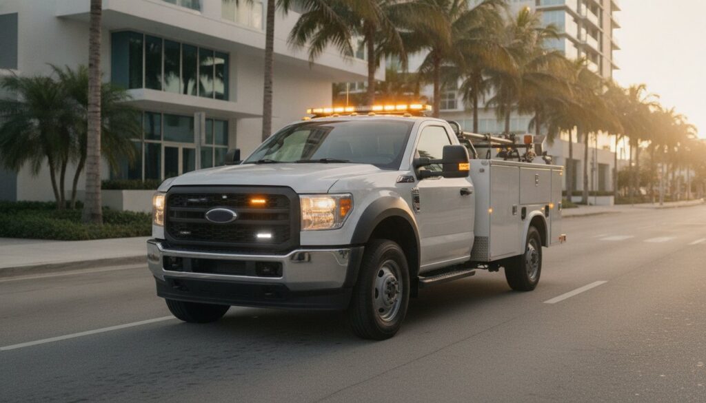 Federal Signal Lighting in Miami: The 2026 Guide to Fleet Visibility & Compliance