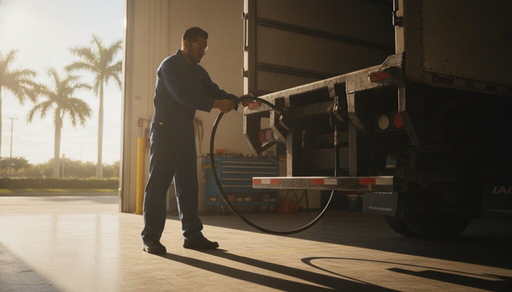 Commercial Truck Hydraulic Hose Repair in Miami: Minimizing Downtime for South Florida Fleets