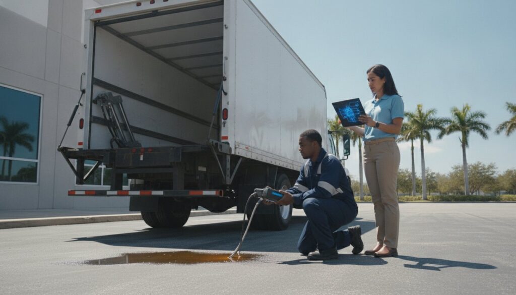 Commercial Truck Hydraulic Leak Repair: The 2026 Fleet Manager’s Guide