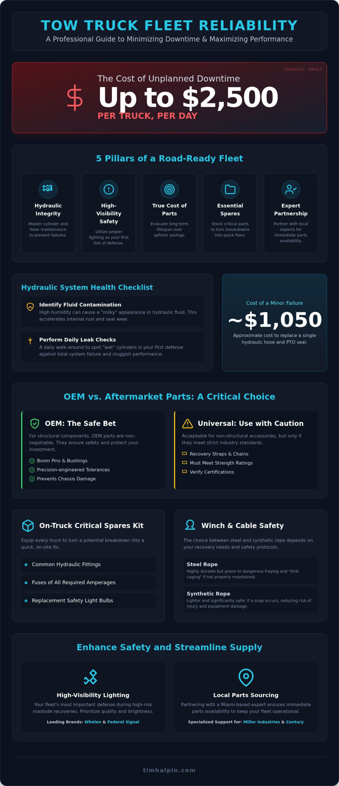 Essential Tow Truck Parts: The 2026 Professional Maintenance Guide