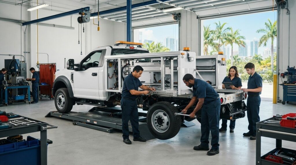 Truck Chassis Modification in Miami: A Buyer’s Guide to Commercial Upfitting