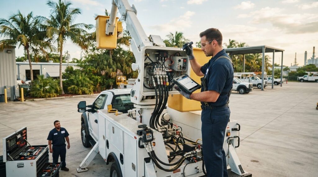 Bucket Truck Repair in Miami: A Practical Guide for Fleets