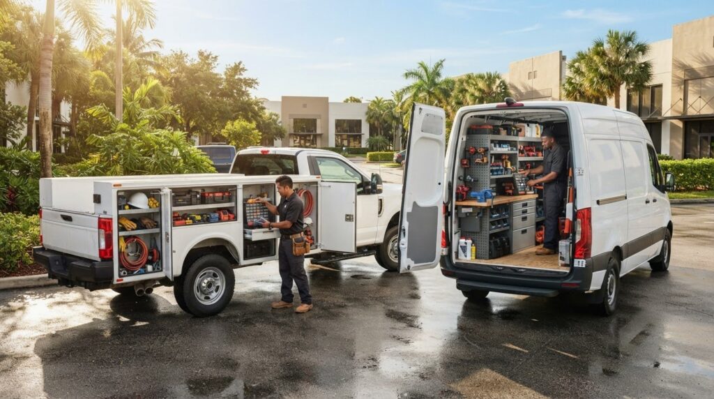 Utility Body vs. Van: How to Choose the Right Work Truck Setup