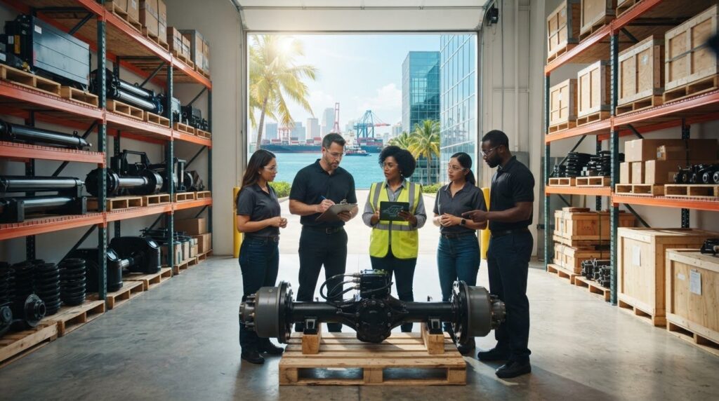 How to Become a Commercial Truck Parts Exporter in Miami